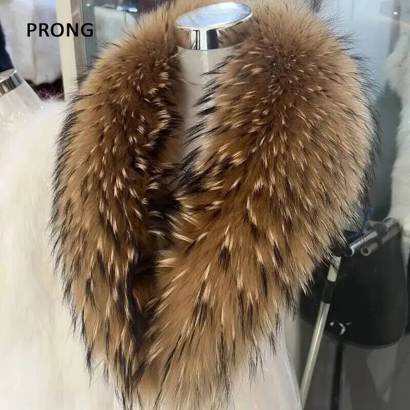 Winter Clothing For Sale - Bufanda de piel de mapache Natural