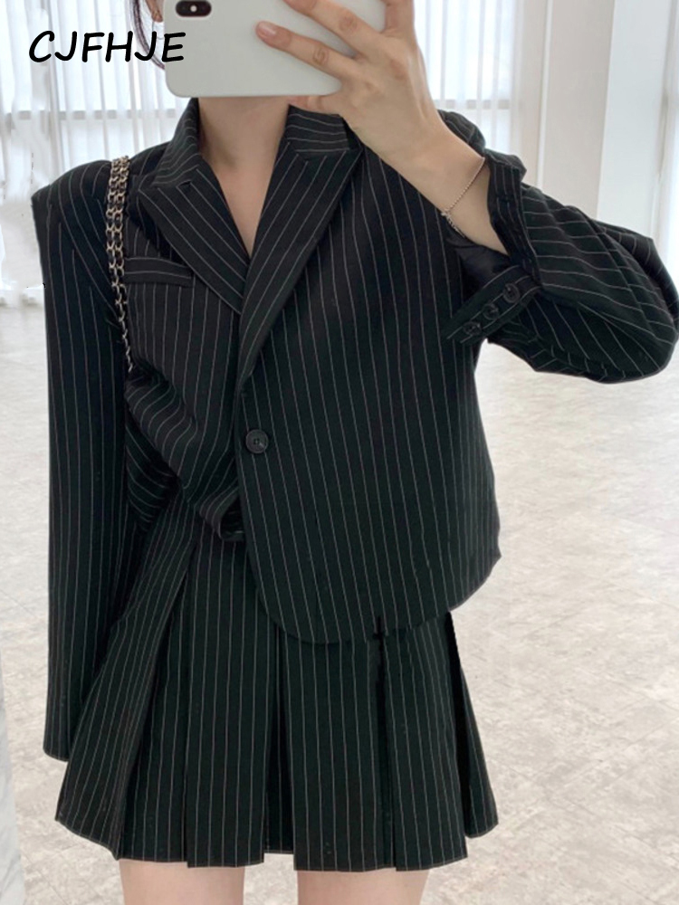 Winter Clothing For Sale - CJFHJE-Blazer a rayas para mujer, traje