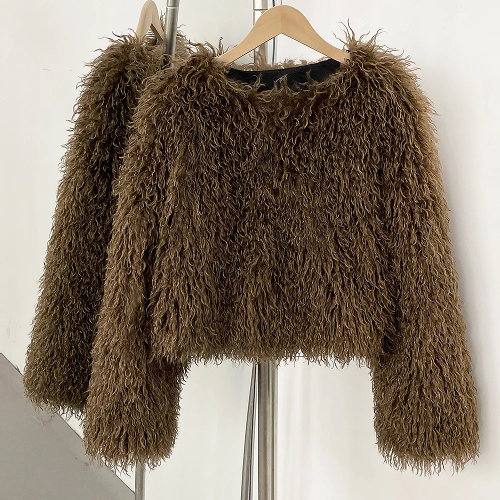 Winter Clothing Manufacturers - Abrigo de Piel Sintética Ecológico para