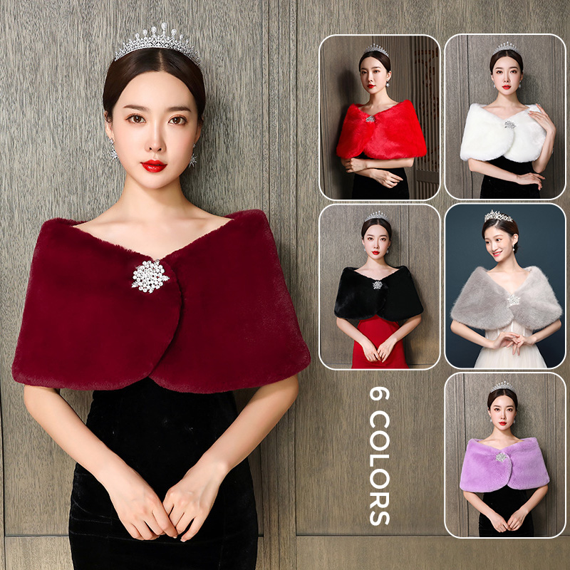Winter Clothing For Sale - Chal nupcial para mujer, capa de