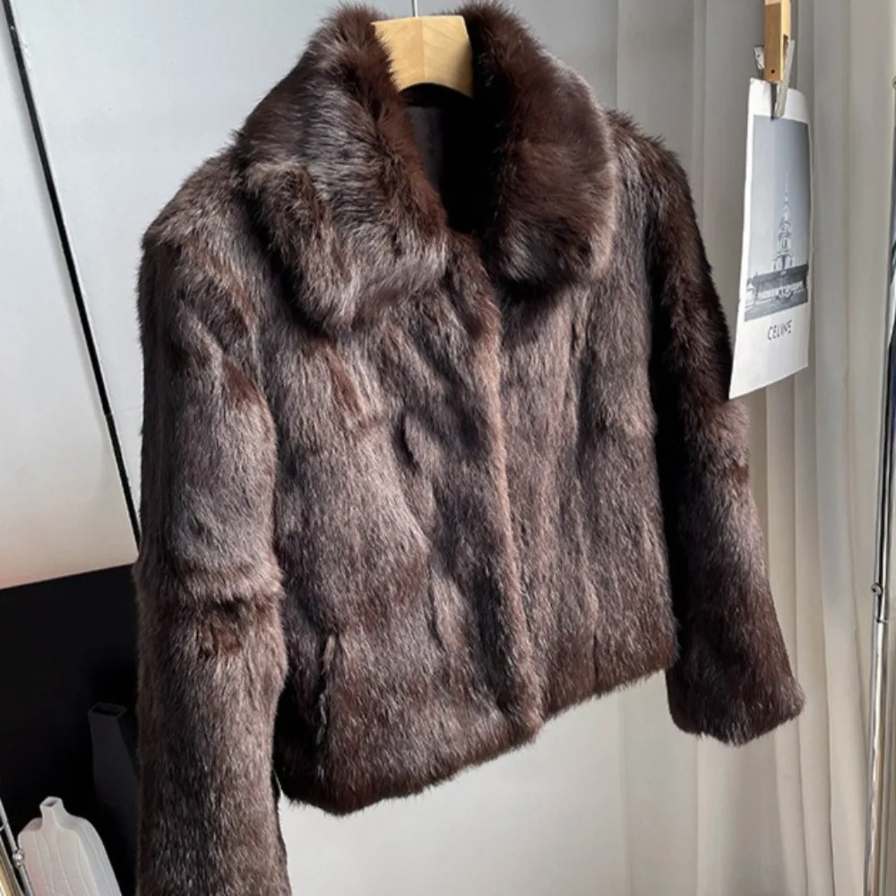Abrigo de piel de conejo Natur - Winter Clothing Wholesale reseña y precio
