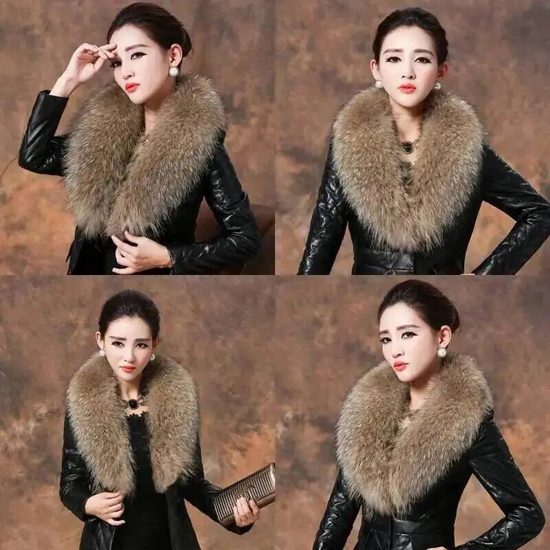 Bufanda de piel de mapache Nat - Winter Clothing For Sale reseña y precio