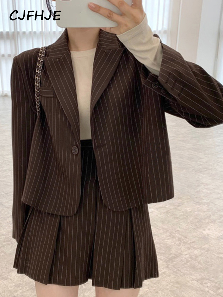 CJFHJE-Blazer a rayas para muj - Winter Clothing For Sale reseña y precio