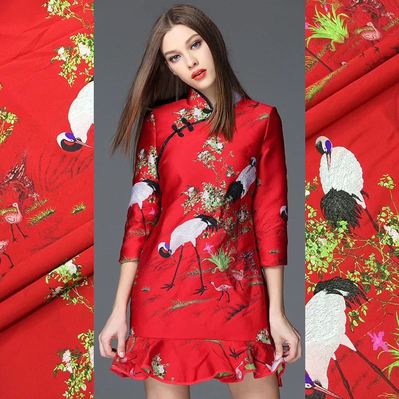Tela Jacquard brocada Otoño In - Winter Clothing Wholesale reseña y precio