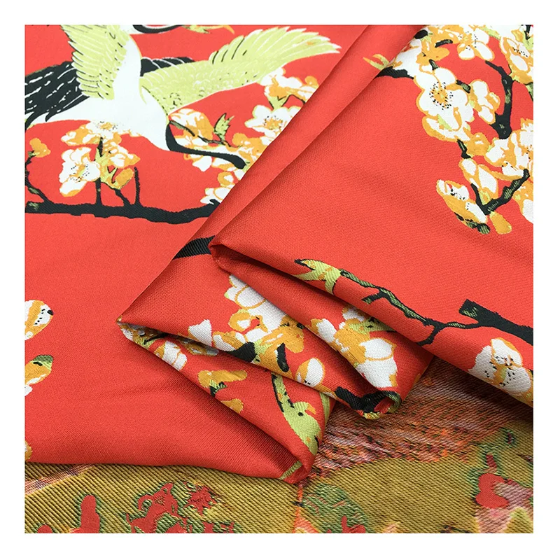 Tela Jacquard brocada primaver - Winter Clothing Wholesale reseña y precio
