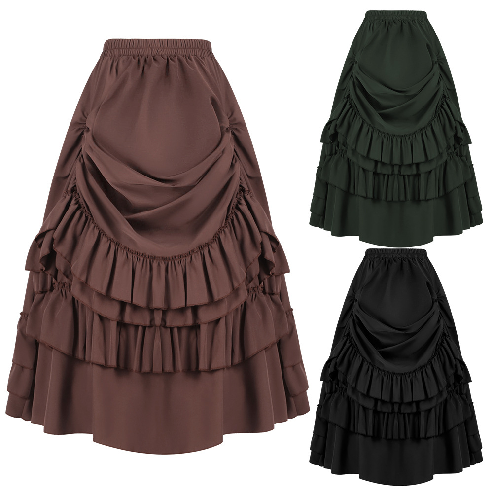Falda Gótica Estilo Victoriano - Winter Clothing Manufacturers reseña y precio