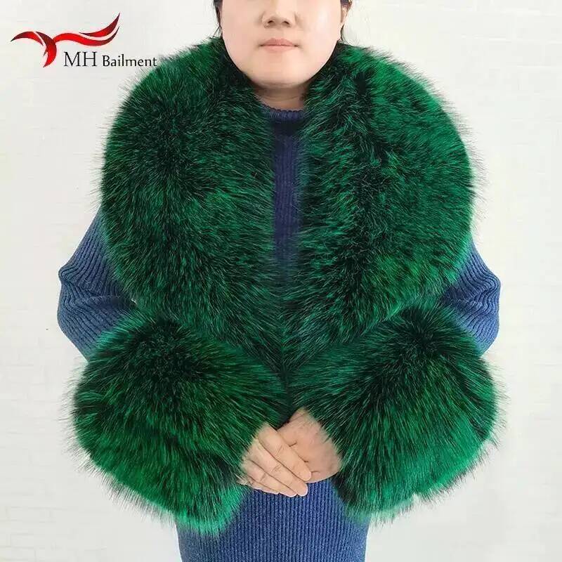 Bufanda grande de piel de zorr - Winter Clothing For Sale reseña y precio