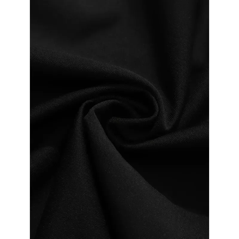 Pantalones negros con estampad - Winter Clothing Patterns reseña y precio