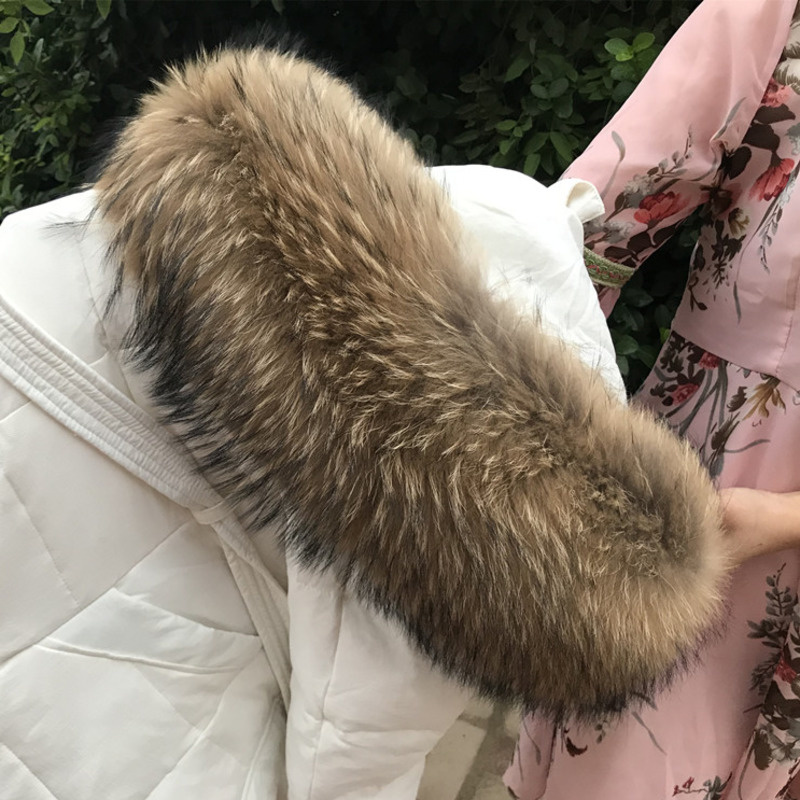 Cuello de piel de mapache Natu - Winter Clothing For Sale reseña y precio