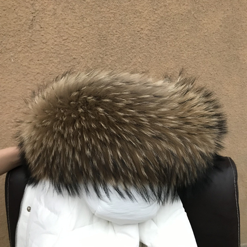 Cuello de piel de mapache Natu - Winter Clothing For Sale reseña y precio