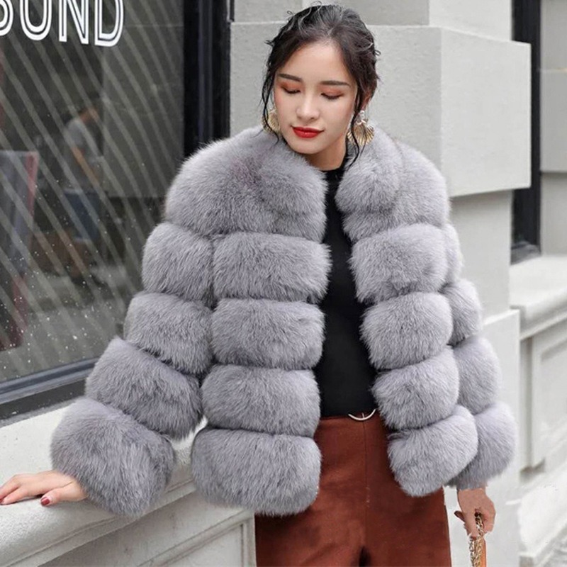 Ropa de piel para mujer, fabri - Winter Clothing Manufacturers reseña y precio
