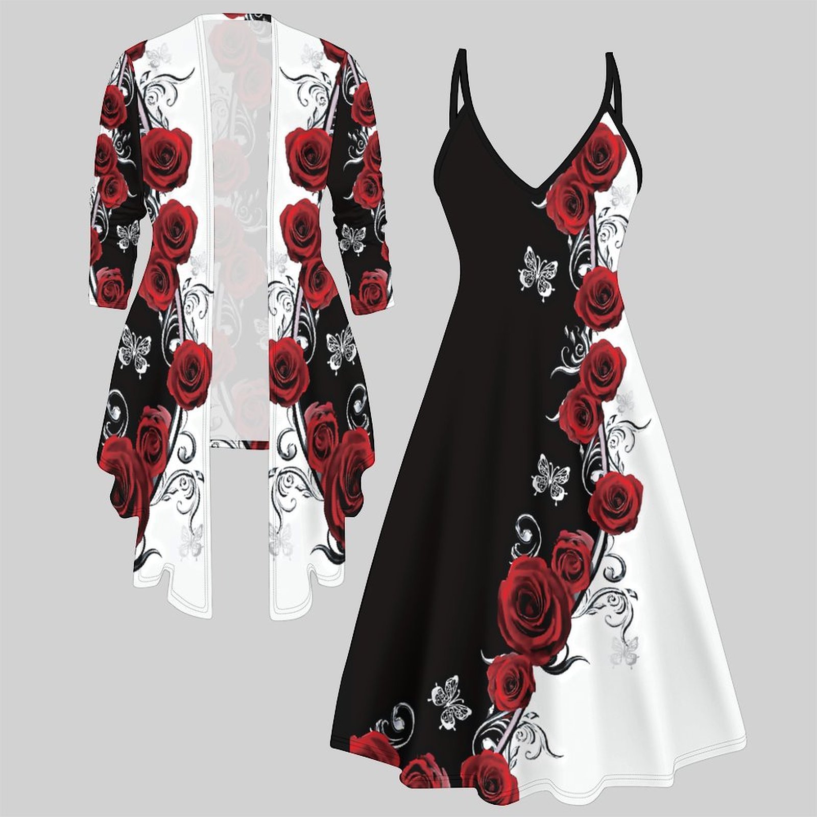 Conjunto de dos piezas estampa - Winter Clothing For Sale reseña y precio
