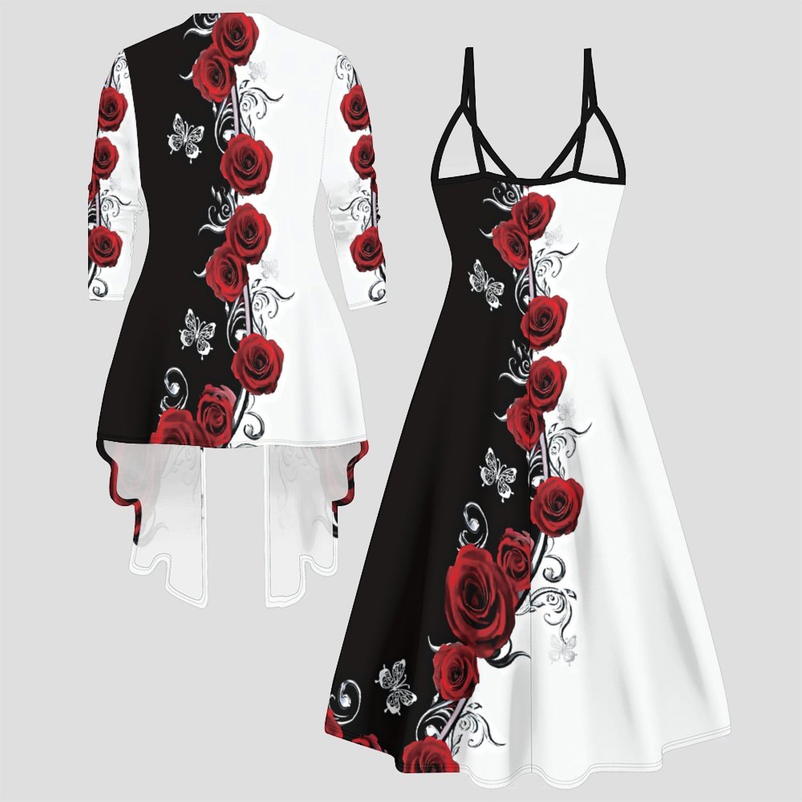 Conjunto de dos piezas estampa - Winter Clothing For Sale reseña y precio
